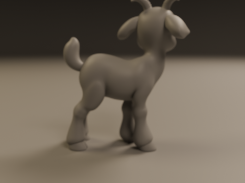 Baby goat 3D 打印模型