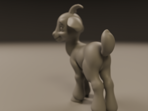 Baby goat 3D 打印模型