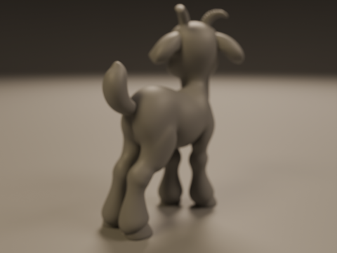 Baby goat 3D 打印模型
