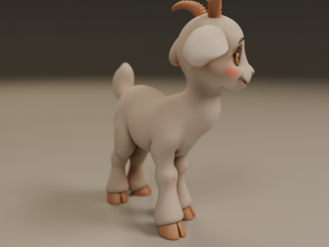 Baby goat 3D 打印模型