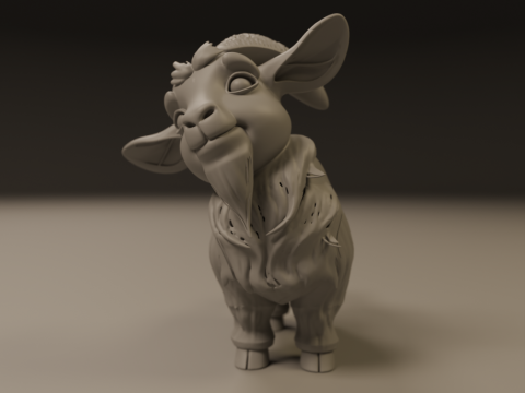 Baby goat 3D Baskı Modeli