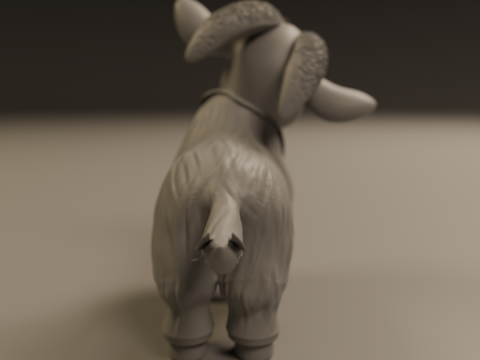 Baby goat 3D Baskı Modeli