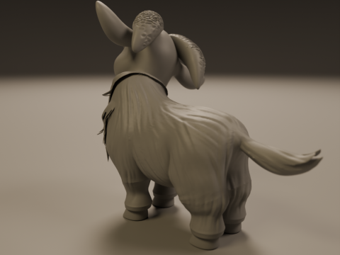 Baby goat 3D Baskı Modeli