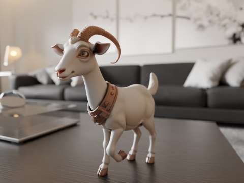 Goat 3D Baskı Modeli