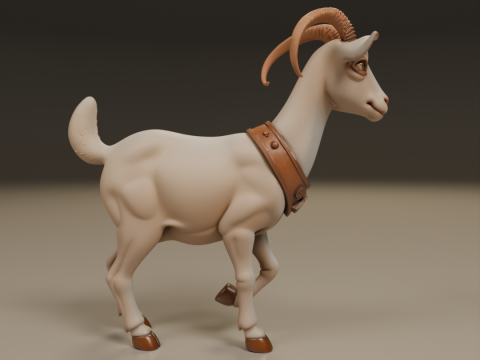 Goat 3D Принт Модель