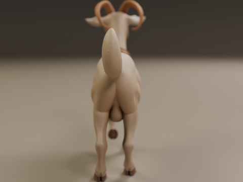 Goat 3D Принт Модель