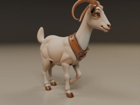 Goat 3D Принт Модель