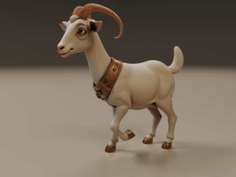 Goat 3D Принт Модель