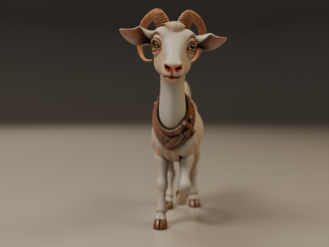 Goat 3D Принт Модель