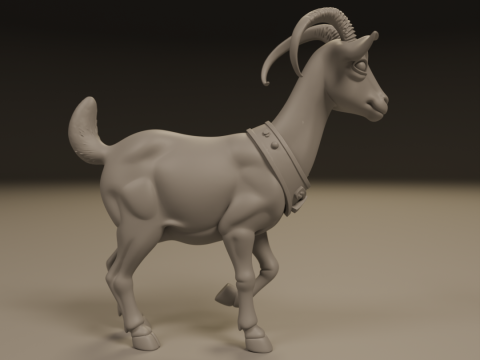 Goat 3D Принт Модель