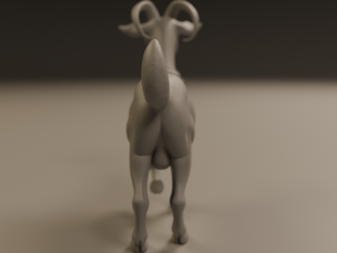 Goat 3D Принт Модель