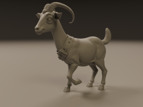 Goat 3D Принт Модель