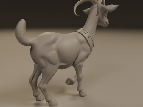 Goat 3D Принт Модель
