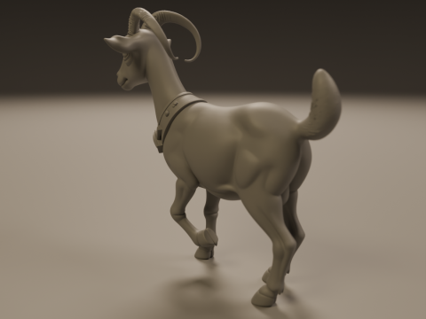 Goat 3D Принт Модель