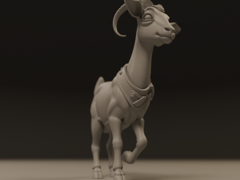 Goat 3D Принт Модель