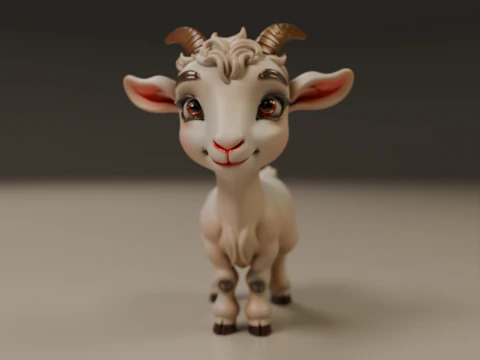 Goat 3D Print Model