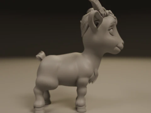 Goat 3D Print Model