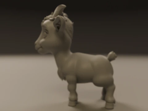 Goat 3D Print Model