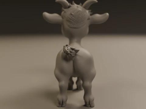 Goat 3D Print Model