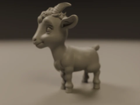 Goat 3D Print Model