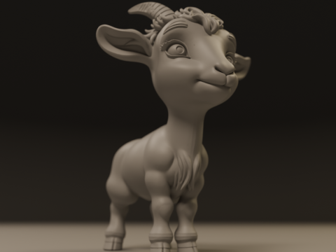 Goat Modelo de Impressão 3D
