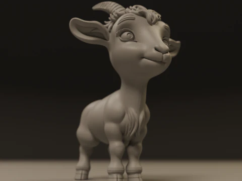 Goat 3D Print Model