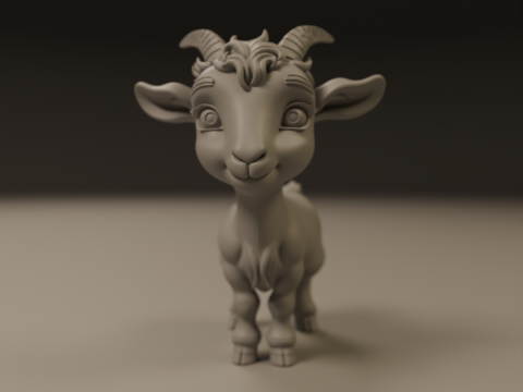 Goat Modelo de Impressão 3D