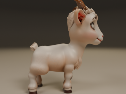 Goat Modelo de Impressão 3D