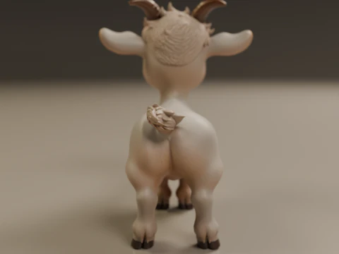 Goat 3D Print Model