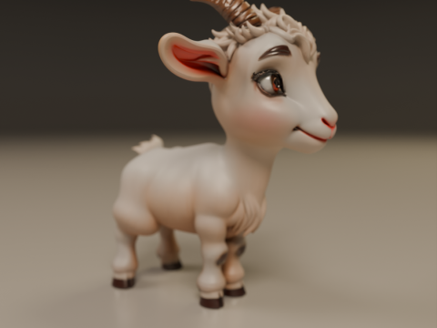Goat Modelo de Impressão 3D