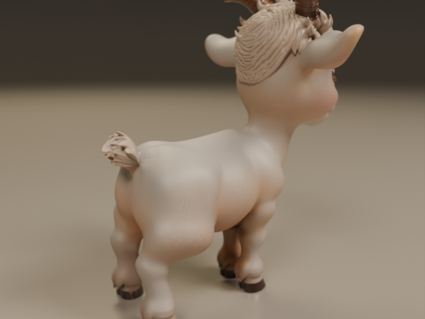 Goat Modelo de Impressão 3D