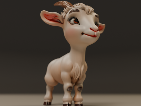 Goat Modelo de Impressão 3D
