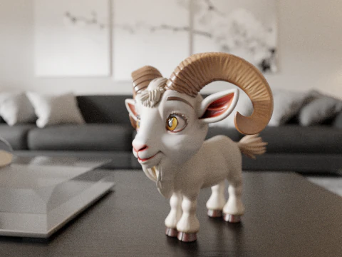 Capra Modello di stampa 3D