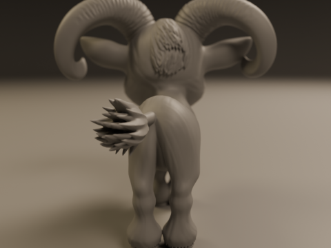 Goat 3D Print Model