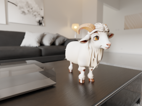 Goat 3D Print Model