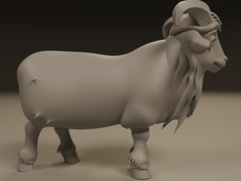 Goat Modello di stampa 3D