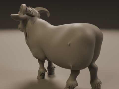 Goat Modello di stampa 3D