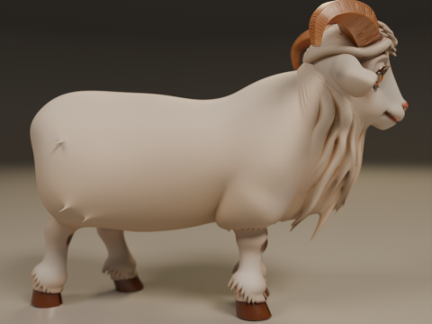 Goat Modello di stampa 3D