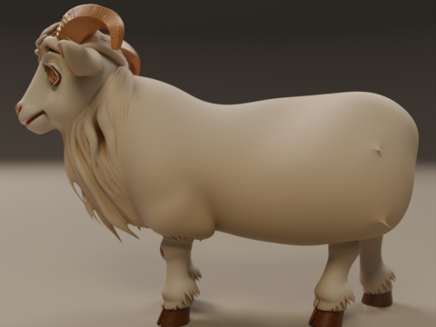Goat Modello di stampa 3D