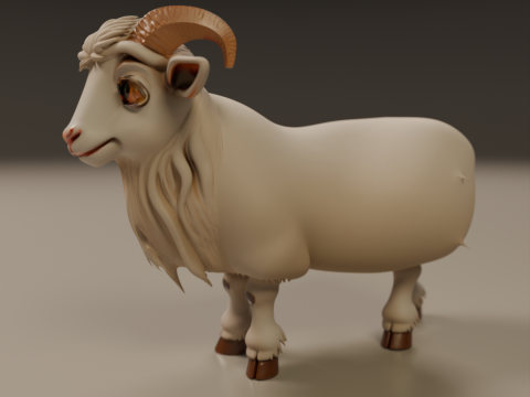 Goat Modello di stampa 3D