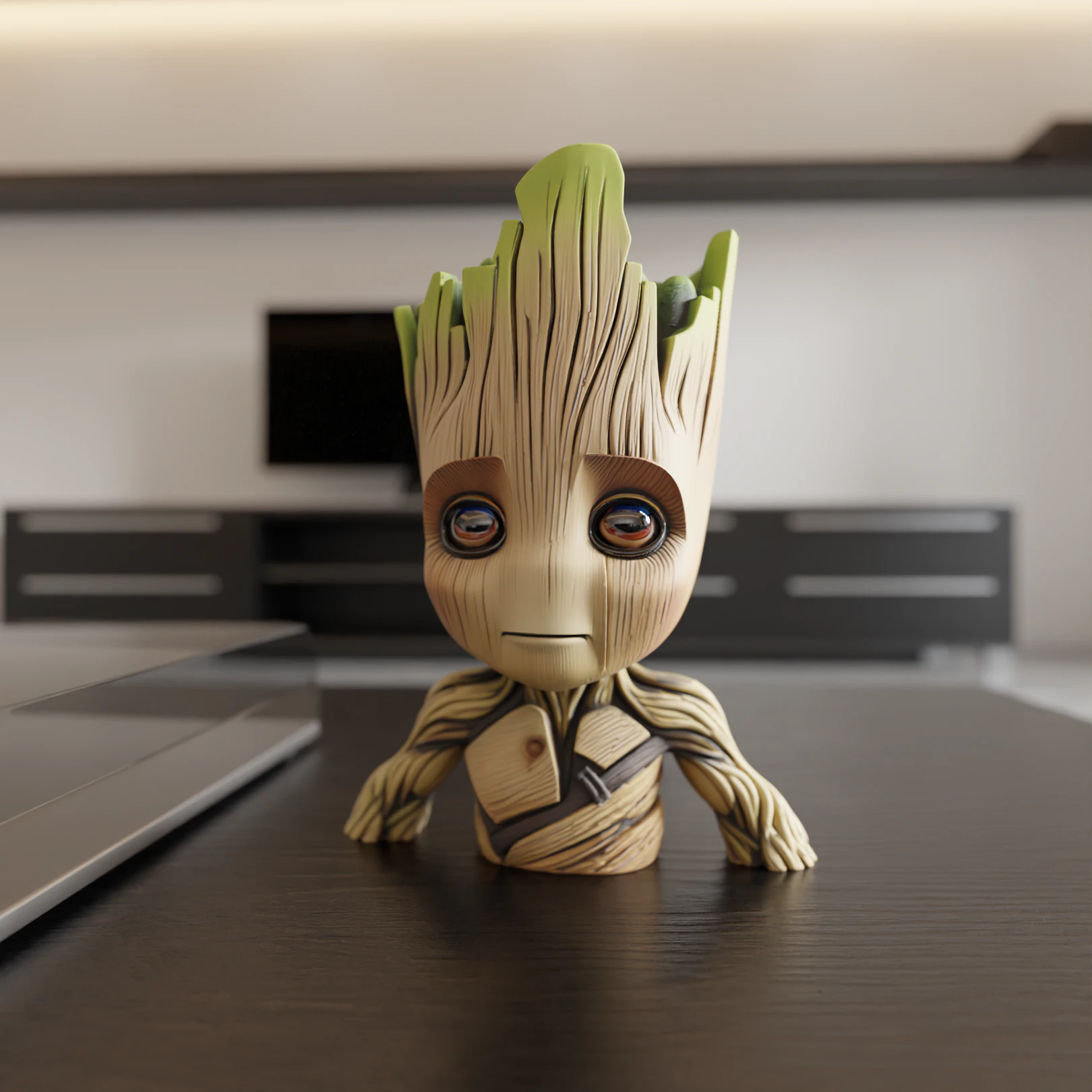 Baby Groot 3D Print Model .c4d .max .obj .3ds .fbx .stl .blend 