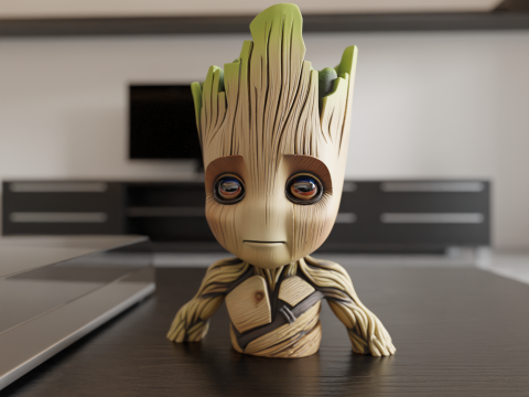 Baby Groot 3D Print Model