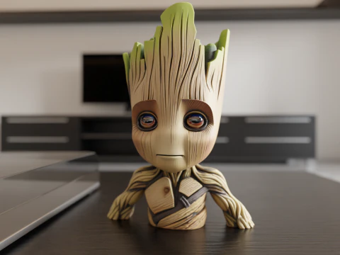 Малыш Грут 3D Принт Модель