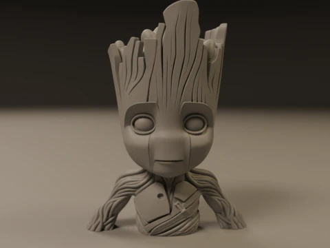 Baby Groot 3D Print Model