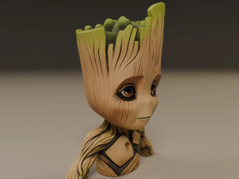 Baby Groot 3D Print Model