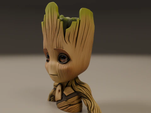 Baby Groot 3D Print Model