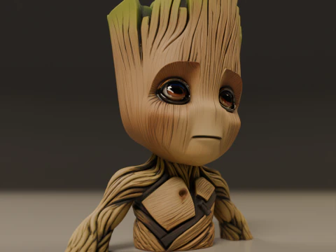Baby Groot 3D Print Model