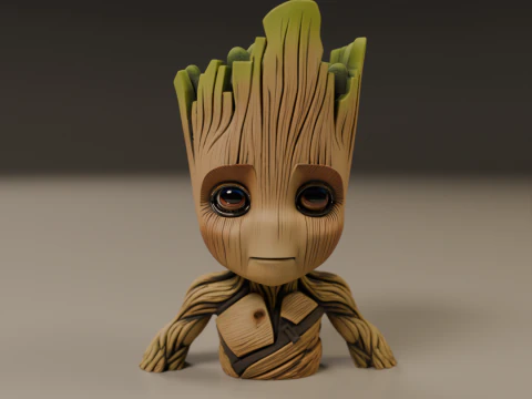 Baby Groot 3D Print Model