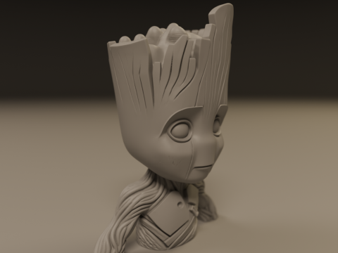 Baby Groot Modello di stampa 3D