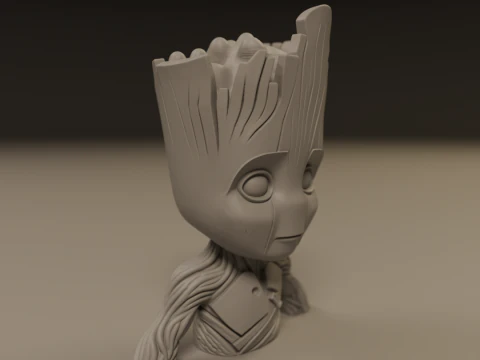 Baby Groot 3D Print Model